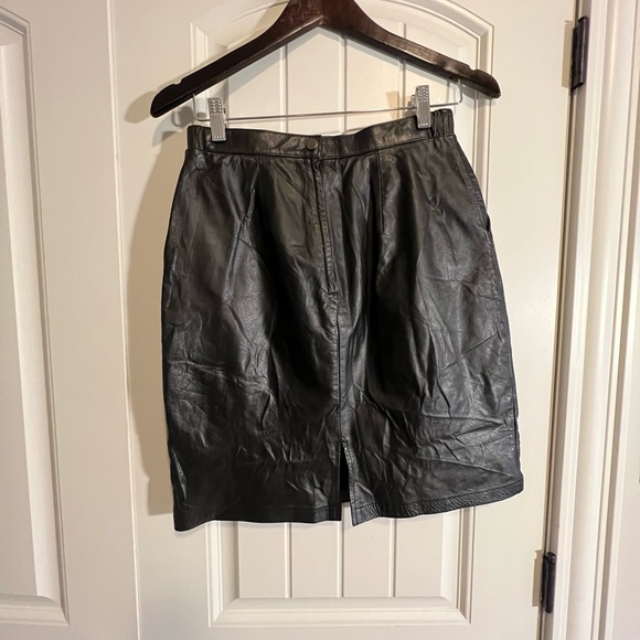Jacqueline Ferrar vintage leather skirt - Picture 5 of 5